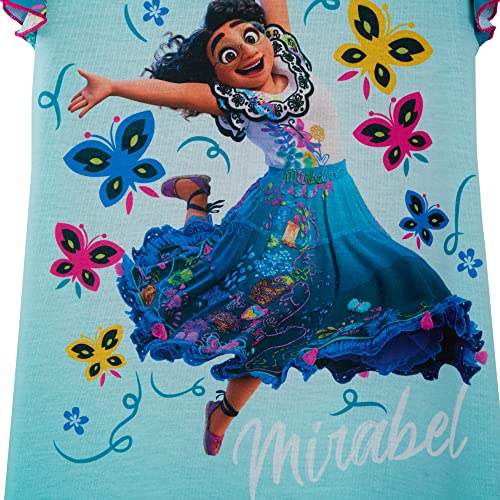 Disney Girls Encanto Nightdress Floral Pattern 3-4 Years Blue