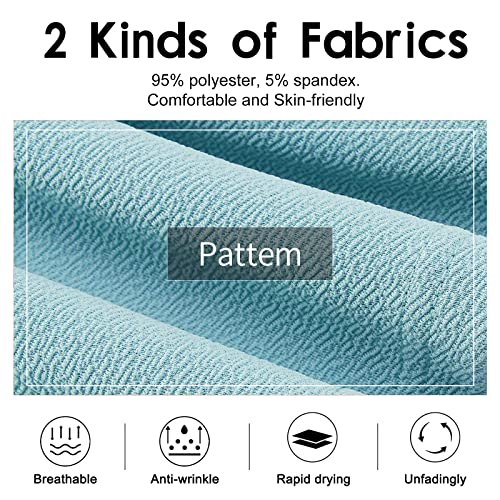 Dress for Girl Blue Dress Kids Girls Casual Cute Sundress Dresses for Girls 11-12years Summer Short Sleeve Stretchy Plain Girls Dress