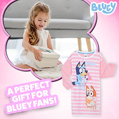 Bluey Nightdress for Girls (Pink, 4-5 Years)