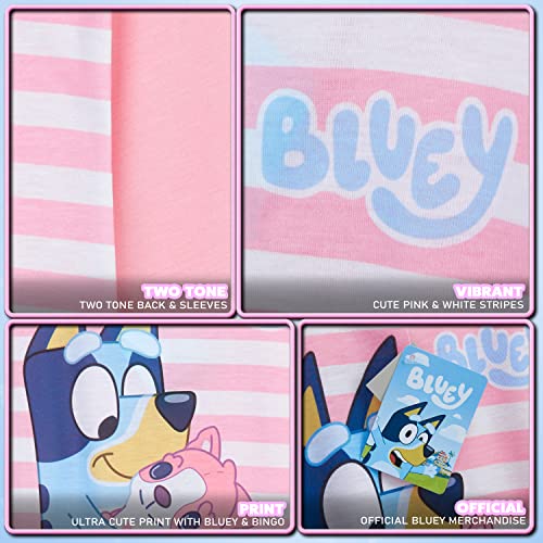 Bluey Nightdress for Girls (Pink, 4-5 Years)