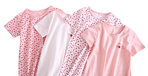 ABClothing Girls Soft Comfy Pink Cotton Nightdress Age 11 12 Years