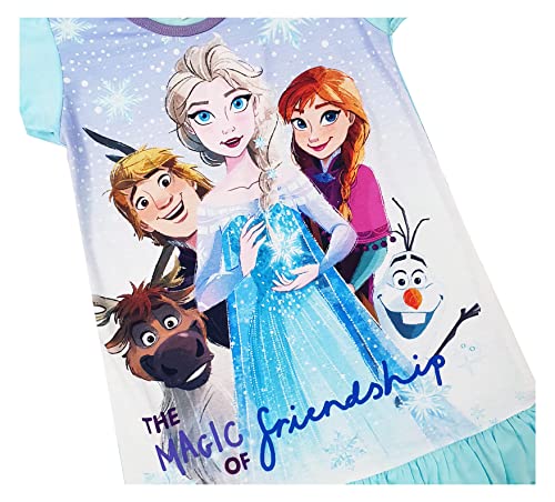 Disney Girls Frozen Nightie Nightdress Night Shirt (Frozen, 3-4 Years)