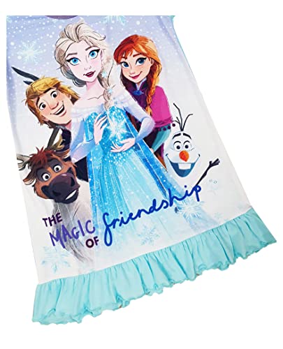Disney Girls Frozen Nightie Nightdress Night Shirt (Frozen, 3-4 Years)