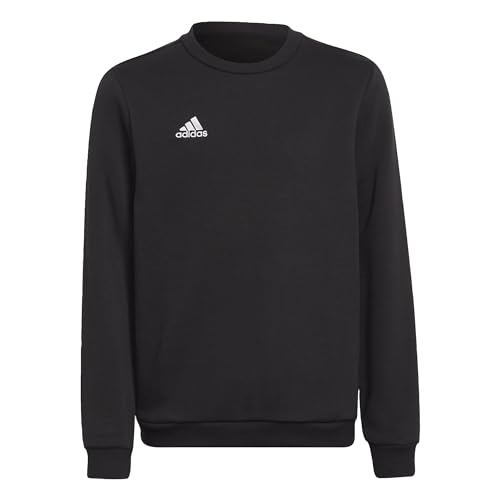 adidas Unisex Entrada 22 Sweatshirt (Long Sleeve), Black, 13-14 Years