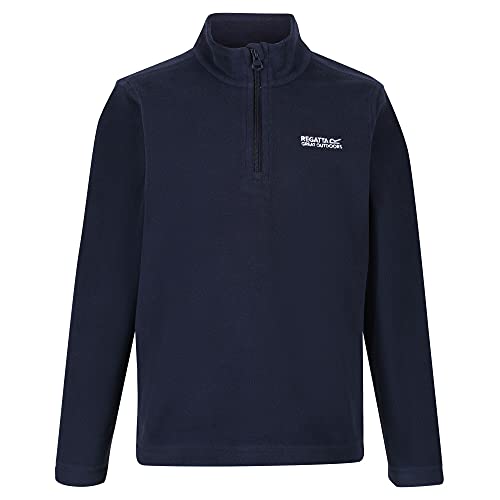 Regatta Kids Hot Shot II 1/2 Zip Fleece - Navy - 11-12 Yrs