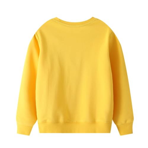 LitBud Boys Sweatshirt for Kid Clothes shark Casual Jumper Boy Cotton Top T Shirt Long Sleeve Crewneck Pullover Spring Autumn Grey Size 6-7 Years Old 7T