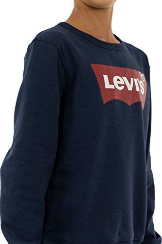 Levi's Kids -Batwing Crewneck Sweatshirt Boys, Blue, 14 Years