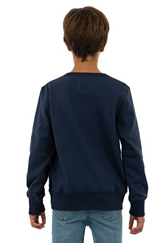 Levi's Kids -Batwing Crewneck Sweatshirt Boys, Blue, 14 Years