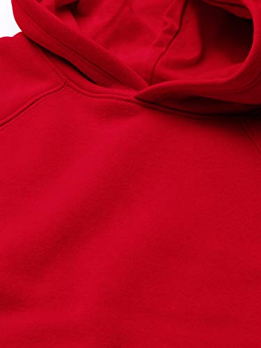Amazon Essentials Boys' Fleece Sweater Hoodie Sweatshirts, Red, 9 Years
