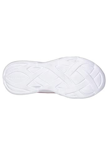 Skechers Twisty Brights-Mystical Bliss Sneaker, Silver Multi Mesh, 2 UK