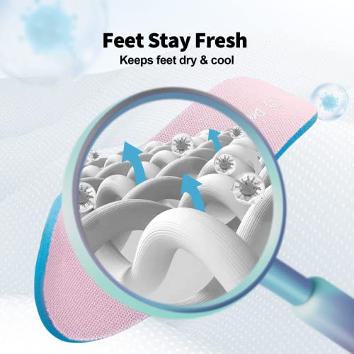 DREAM PAIRS Boys Girls Trainers Velcro Sports Breathable Lightweight Walking Shoes Little Kids Toddler Sneakers SDFS2308K,Rainbow/White,Size 12 UK Child/13 US Little Kid