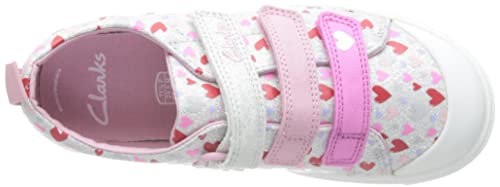 Clarks City Vibe K Sneaker, Beige, 11.5 UK