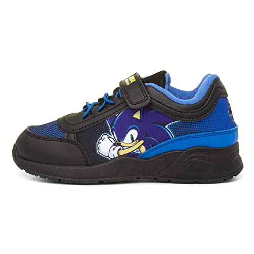 Sonic The Hedgehog Boys Trainers, Blue, Child Size 13