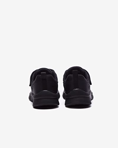 Skechers Boy's Microspec Texlor Sneaker, Black Textile Trim, 4 UK