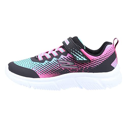 Skechers Girl's Go Run 650 Sneaker, Black, 1.5 UK