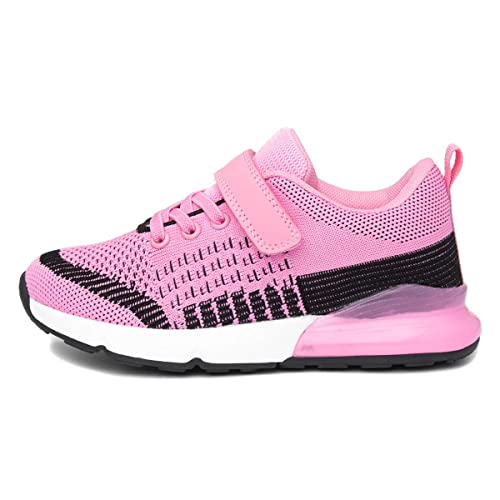 XL Kids Easy Fasten Knitted Trainer - Size 3 UK - Pink