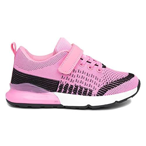 XL Kids Easy Fasten Knitted Trainer - Size 3 UK - Pink