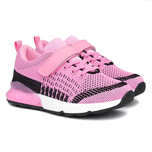 XL Kids Easy Fasten Knitted Trainer - Size 3 UK - Pink