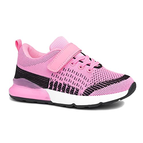 XL Kids Easy Fasten Knitted Trainer - Size 3 UK - Pink
