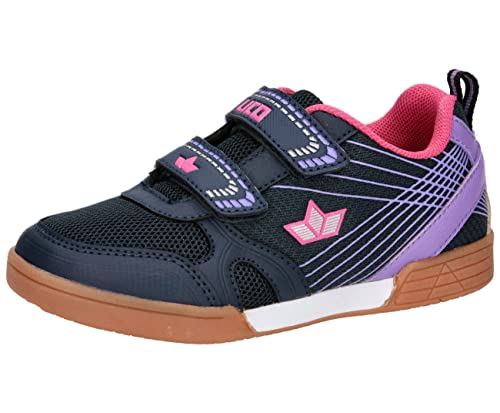 Lico Panos V Sneaker, Navy Purple Pink, 1.5 UK Child