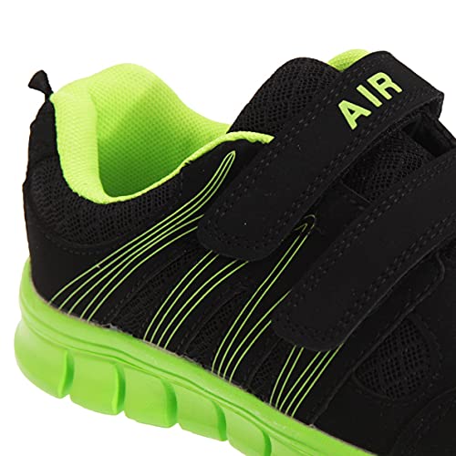 Dek Superlight Air Sprint Children's girls Kids Junior Shoes Running Trainers (2 UK, Black/Fuchsia)