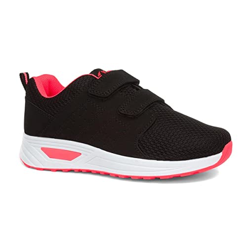 XL Medway Kids Easy Fasten Trainers - Size 1 UK - Black