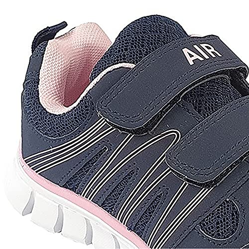 Dek Superlight Air Sprint Children's girls Kids Junior Shoes Running Trainers (2 UK, Black/Fuchsia)