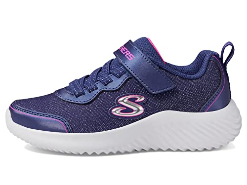 Skechers Girl's Bounder Trainers, Navy, 2 UK