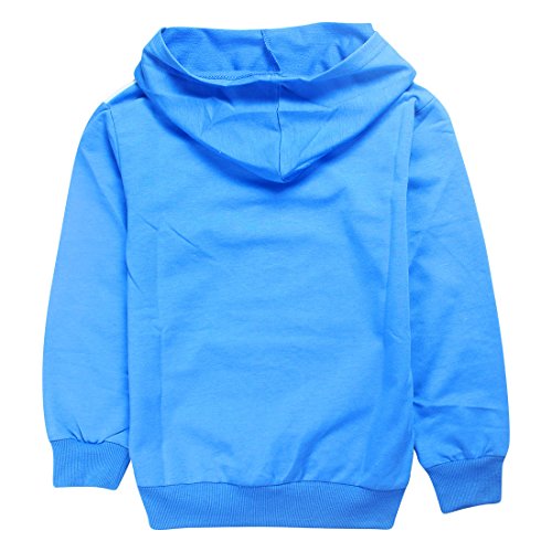 Boy Unspeakable Hoodie Long Sleeve Top Tee Games Family Cotton Pullover (Blue, 8-9years)