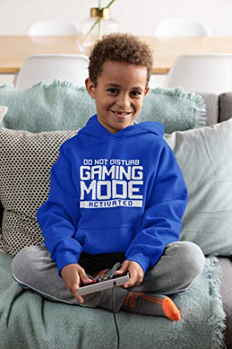 Gamer Hoodie for Teen Do Not Disturb Gaming Mode Activated Unisex Adults and Kids Hoodie Gamer for Adult Men Women Console Game Online Hoody for Boys (12-13 Years, black)