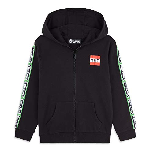 Minecraft Zip Up Hoodie or Joggers Mix and Match, (Black Hoodie, 9/10 years)