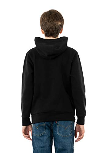 Levi's Boy's Lvb Batwing Screenprint Hoodie 9e8778 Sweatshirt, Black, 14 Years