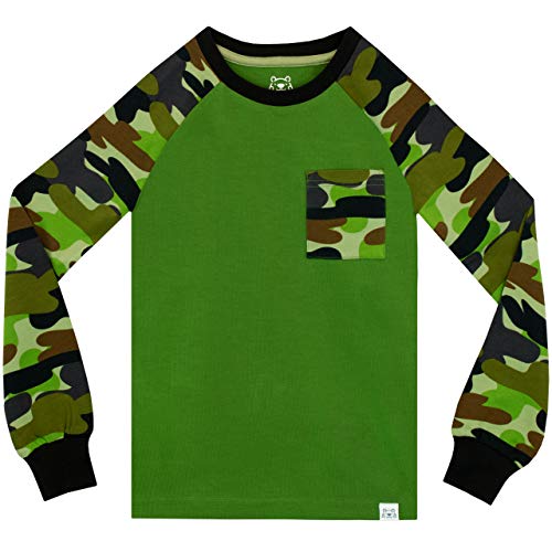 Harry Bear Boys Camouflage Pyjamas Snuggle Fit Green Age 12 to 13 Years
