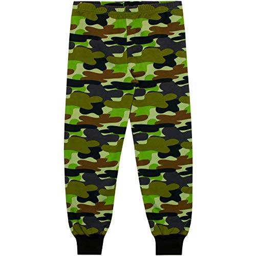 Harry Bear Boys Camouflage Pyjamas Snuggle Fit Green Age 12 to 13 Years