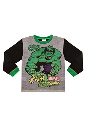 Marvel The Incredible Hulk Crash Krunch Pyjamas Boys (6-7 Years) Green