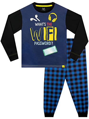 Harry Bear Boys Pyjamas WiFi Blue 12-13 Years