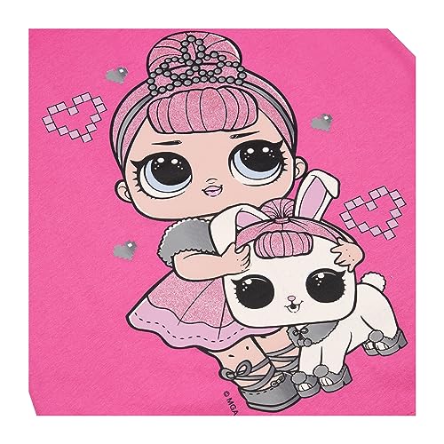 LOL Surprise Girls Pyjamas Pjs Set, LOL Doll Pjs, Age 5 to 12 Years Old 8-9 Years Pink