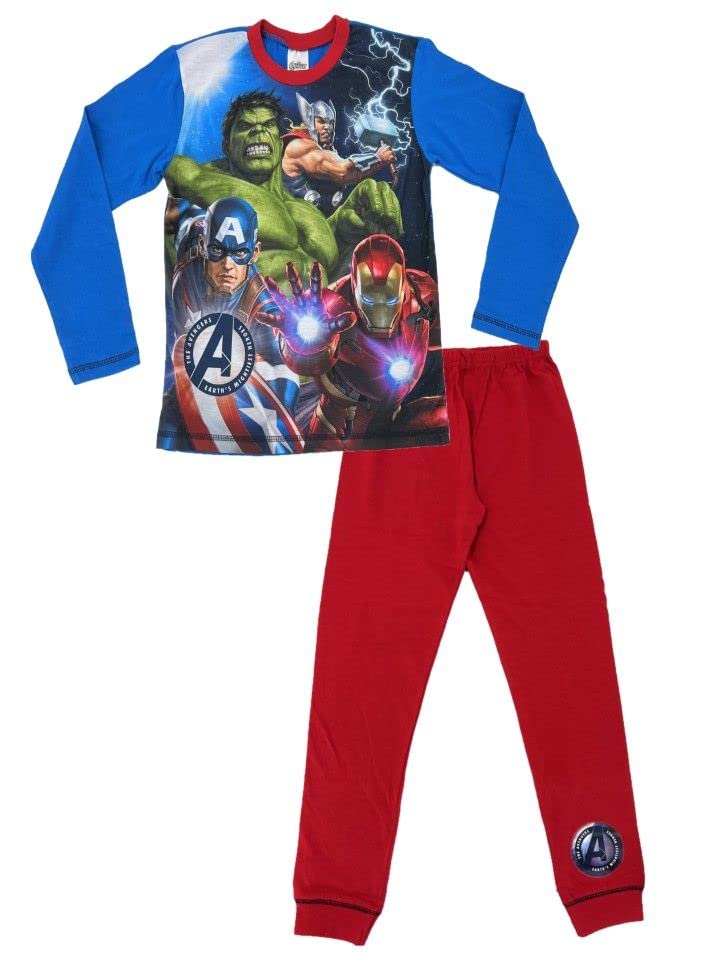 Marvel Avengers Boys 2 Piece Pyjama Set 7-8 Years