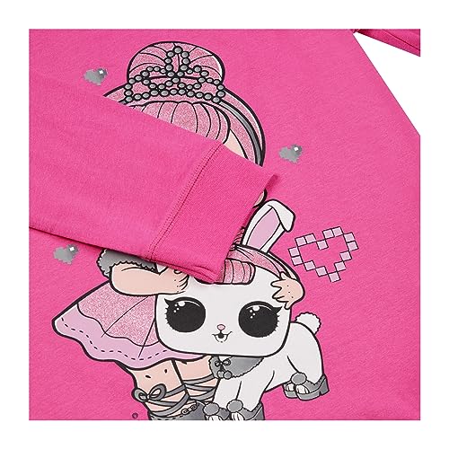 LOL Surprise Girls Pyjamas Pjs Set, LOL Doll Pjs, Age 5 to 12 Years Old 8-9 Years Pink