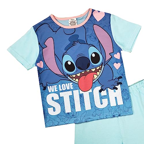 Disney Girls Lilo & Stitch Short Pyjamas (Lilo & Stitch - Shorty, 7-8 Years)