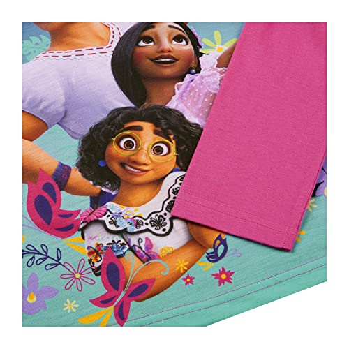 Disney Encanto Girls Pyjamas Pjs, Mirabel And Isabela Pyjamas for Girls, Ages 3 to 12 Years Old (6-7 Years) Pink