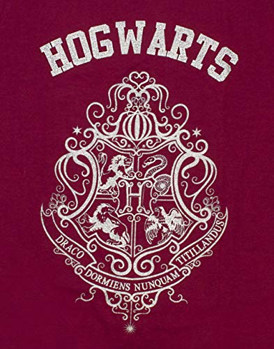 Harry Potter Pyjamas For Girls | Hogwarts Crest Glitter Print Short Leg Pyjamas | Magical Merchandise
