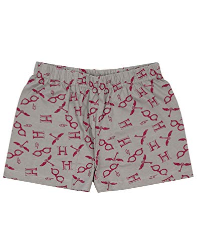 Harry Potter Pyjamas For Girls | Hogwarts Crest Glitter Print Short Leg Pyjamas | Magical Merchandise