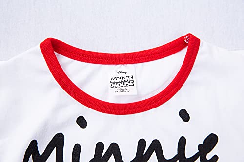 Minnie Mouse Girls Short Pyjamas Pjs Ages 12 Months to 6 Years (5_years) White