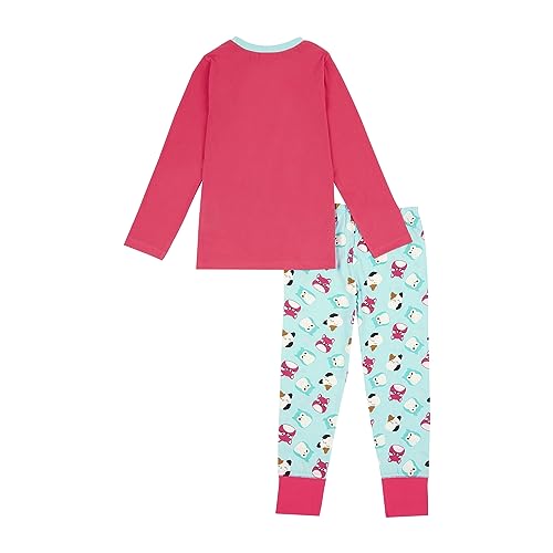 Squishmallows Girls Pyjamas PJs Set, Squish Squad Pjs, Ages 6 to 13 Years Old 11-12 Years Pink