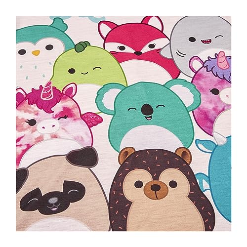 Squishmallows Girls Pyjamas PJs Set, Squish Squad Pjs, Ages 6 to 13 Years Old 11-12 Years Pink