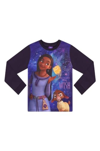 Disney Girls Wish Long Wish The Movie Pyjama Set (6-7 Years) Purple