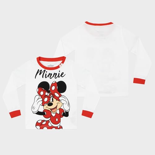 Disney Minnie Mouse Girls Minnie Mouse Pyjamas, Multicoloured, Age 7-8 Years