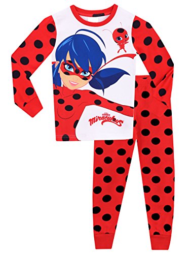 Miraculous Ladybug Girls Ladybug Pyjamas - Snuggle Fit - Age, 5-6 Years, Multicoloured