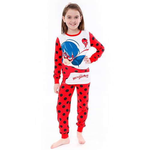 Miraculous Ladybug Girls Ladybug Pyjamas - Snuggle Fit - Age, 5-6 Years, Multicoloured